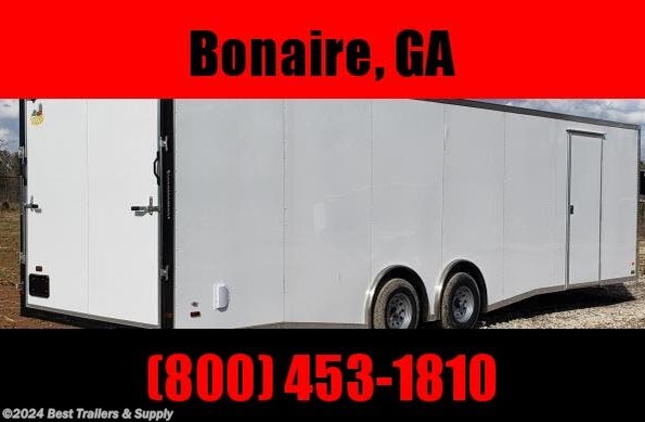 2022 Covered Wagon 8.5x28 14k Enclosed Carhauler w/ Ramp door available in Byron, GA
