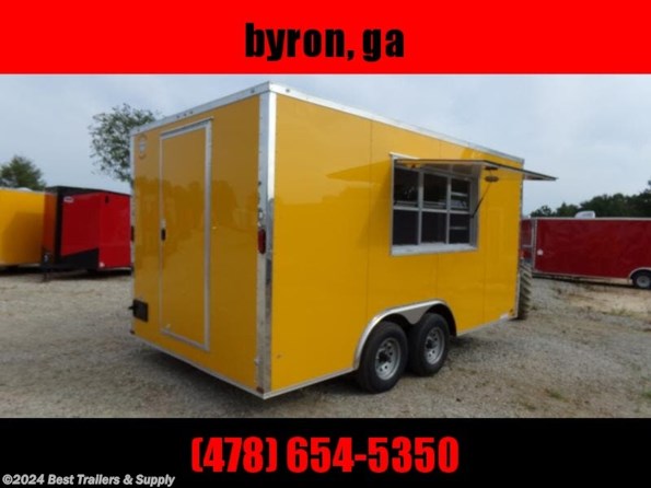 2022 Diamond Cargo 8.5x16 Concession 3x6 Window w/ Sink Pkg available in Byron, GA