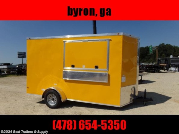 2022 Empire Cargo 6x12 7' interior w sinks Finished w/ Electric available in Byron, GA