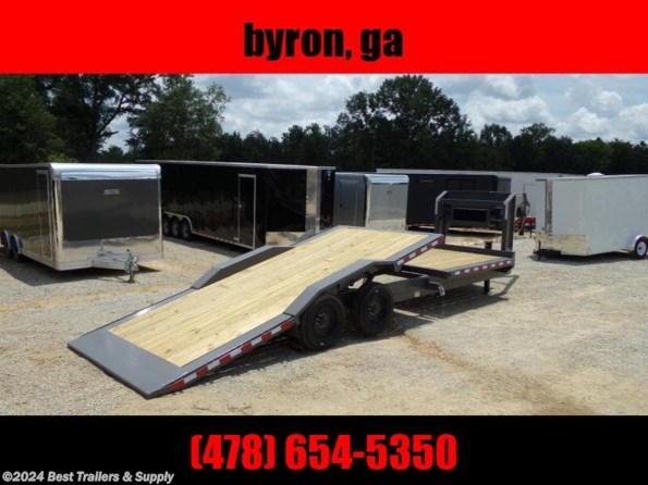 2022 Midsota TBWB26 102X26 super single axles 10 ton gooseneck available in Byron, GA