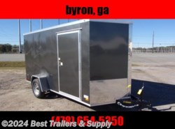 2024 Covered Wagon 6x12 Ramp door Gold Series Charcoal