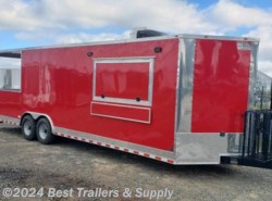 2022 Empire Cargo 8x 28 bbq porch concession vending trailer turn ke