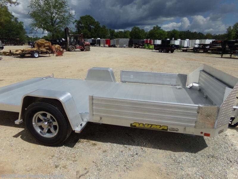 Tilt Deck Trailer for sale New Aluma 8214 h tilt slingshot trailer