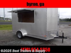 2022 Empire Cargo 6x12 Pewter basic concession trailer w vending win