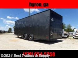 2022 Covered Wagon 8.5x24 blackout auto hauler trailer qith extra wid