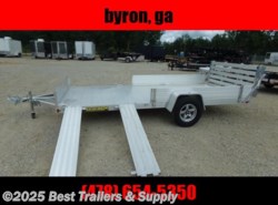 2023 Aluma 8114 BT SR side load aluminum trailer atv utv motor cyc