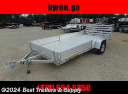 2023 Aluma 8114 BT SR side load aluminum trailer atv utv motor cyc