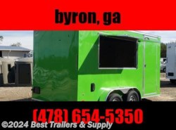 2022 Covered Wagon 7X14 brite green Finished Interior Electrical conc
