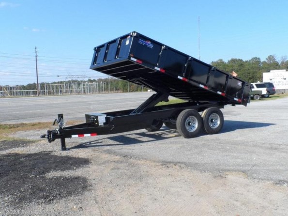 2022 Hawke 8x14 24 High Side Low Pro dump trailer with ramps available in Byron, GA