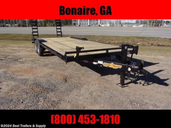 2021 Down 2 Earth 102X24 drive over fenders equipment trailer flatbe available in Byron, GA