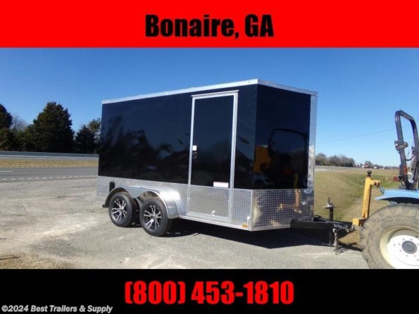 2022 Diamond Cargo 7x12 motorcycle pkg enclosed trailer 2 bike mag wh available in Byron, GA