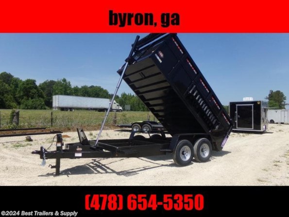2023 Covered Wagon 7X14 4ft Sides dump trailer 14k w Telescoping lift available in Byron, GA