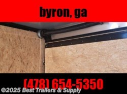 2023 Covered Wagon 7x16  enclosed trailer white wextra wide doors