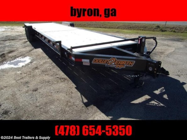 2022 Down 2 Earth 82x34 2 Car Hauler I beam trailer wood floor equip available in Byron, GA