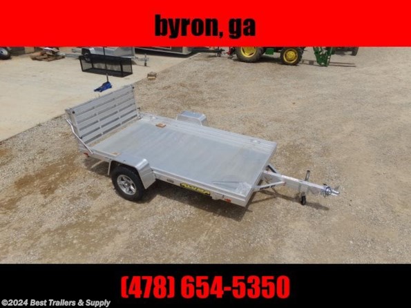 2023 Aluma 6810 H BT single axle trailer mag wheels with a gate available in Byron, GA