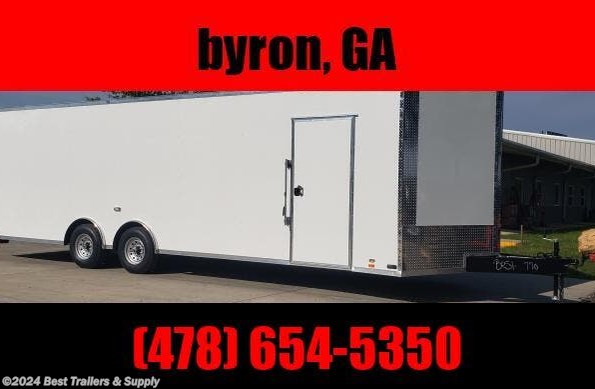 2023 Elite Trailers extra tall enclosed carhauler utv trailer 8.5 x 28 available in Byron, GA