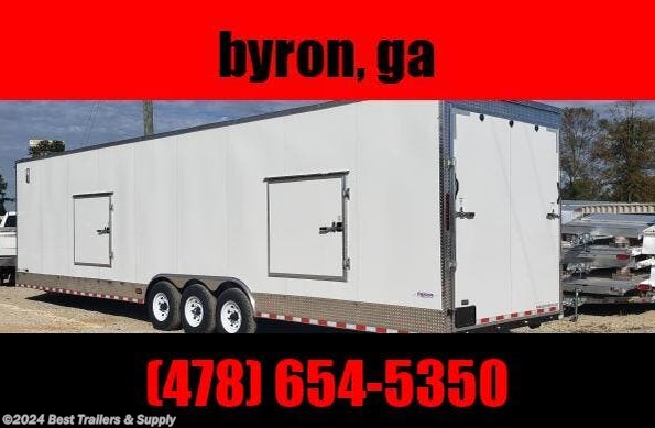 2023 Freedom Trailers 8 x 36 triple Tandem Axle enclosed 2 carhauler available in Byron, GA