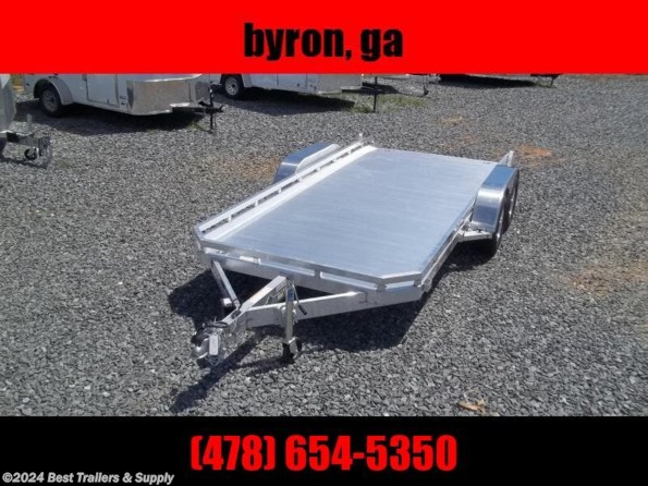 2024 Aluma 7816 16ft carhauler aluminum trailer atv utv motor cycl available in Byron, GA