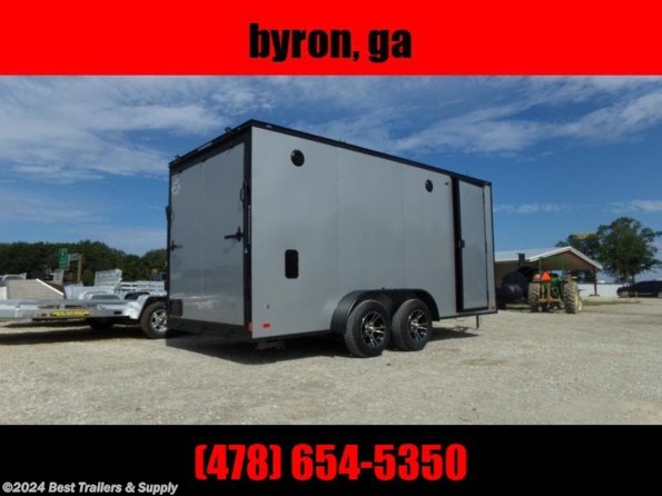 2023 Covered Wagon 7 X 16 CONTACTOR model cargo tool trailer available in Byron, GA