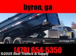 2023 PJ Trailers Dump 7 X 14  14K 4 ft 4 ft sides spreader gate