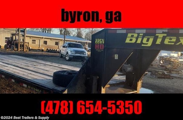 2020 Big Tex 40 ft gooseneck deckover hotshot equipment trailer available in Byron, GA