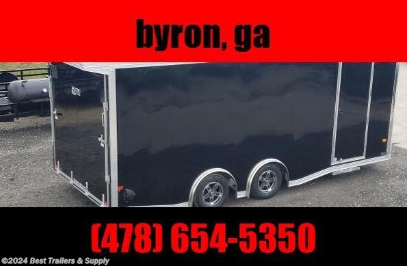 2024 Mission Trailers 8.5X20 Aluminum Enclosed BlaCK aluminum trailer available in Byron, GA