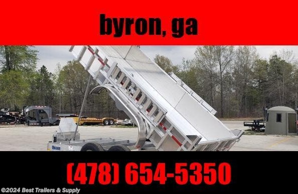 2023 Mission Trailers 7 x 14 aluminum dump trailer w telescopic lift available in Byron, GA