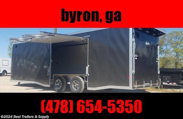 2024 E-Z Hauler 8.5x28 spread axle trailer wramp door Elite Ecsape available in Byron, GA
