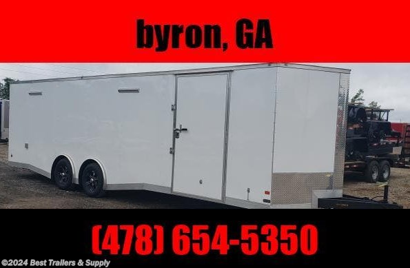 2023 Covered Wagon 8.5x28 10k race ready Enclosed Carhauler trailer s available in Byron, GA