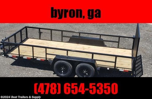 2023 Down 2 Earth 82X16  high side utility trailer 7x16 available in Byron, GA