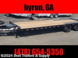 2023 PJ Trailers Equipment 28 ft deckover  trailer 10 ton with monster ramps