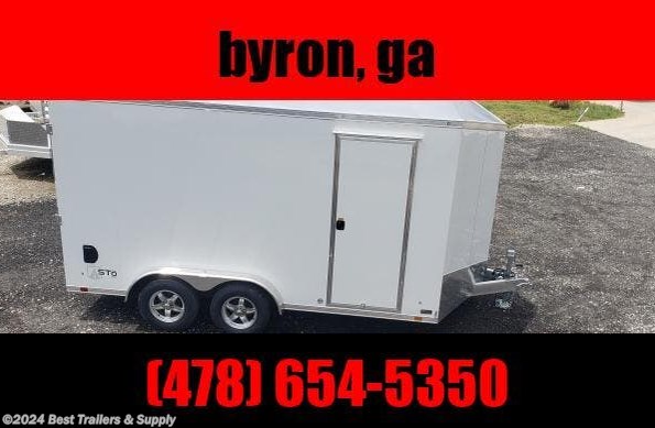 2024 ATC Trailers 7 X 16 ALL aluminum cargo motorcycle trailer available in Byron, GA
