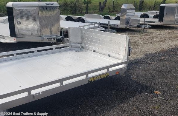 2025 Aluma 7818 18 ft carhauler aluminum trailer atv utv motor cyc available in Byron, GA