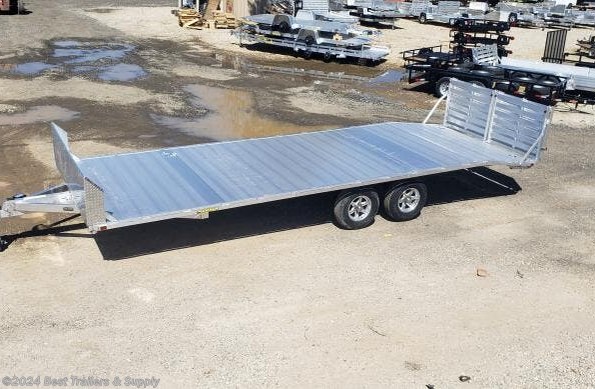 2025 Aluma 1024 h bt 102x24 aluminum flatbed trailer atv utv Speci available in Byron, GA