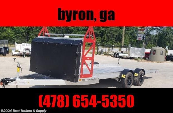 2024 Futura Pro sport aluminum lowering car trailer available in Byron, GA