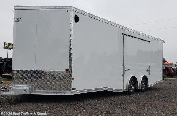 2024 E-Z Hauler 8x24 carhauler triler all aluminum enclosed traile available in Byron, GA