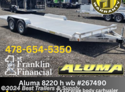 2024 Aluma 8220 h wb wide body carhauler trailer side load