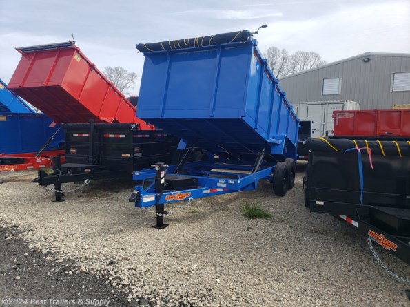 2024 Down 2 Earth 7x16 48 high side 14k equipment dump trailer available in Byron, GA