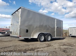 2024 Covered Wagon 7x18 ta pewter enclosed trailer