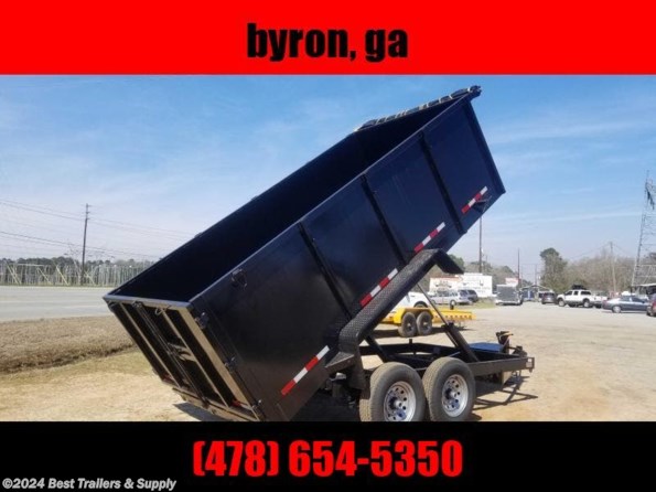 2024 Down 2 Earth 7x14 48 high side 14k dump bed trailer HD 14 yard available in Byron, GA