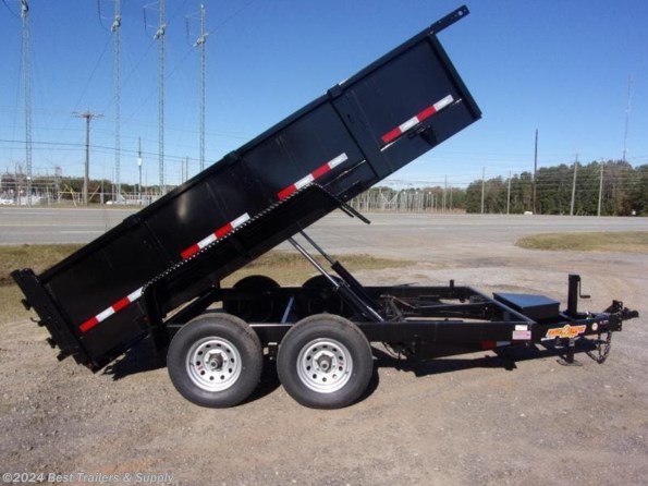 2024 Down 2 Earth 6x12 24" high side Low Pro dump cleanup trailer available in Byron, GA