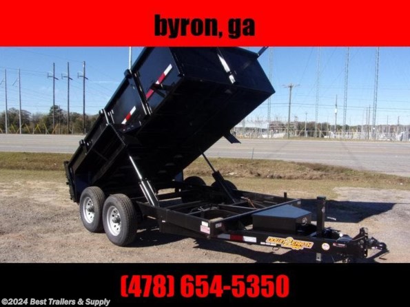 2024 Down 2 Earth 6x12 24" high side Low Pro dump equipment trailer available in Byron, GA