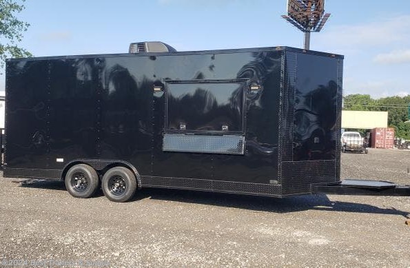 2024 Empire Cargo 8x20 Blackout Concession trailer enclosed 3x6 Wind available in Byron, GA