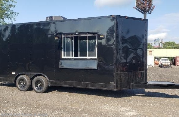 2024 Empire Cargo 8x20 Blackout Concession trailer enclosed 3x6 Wind available in Byron, GA