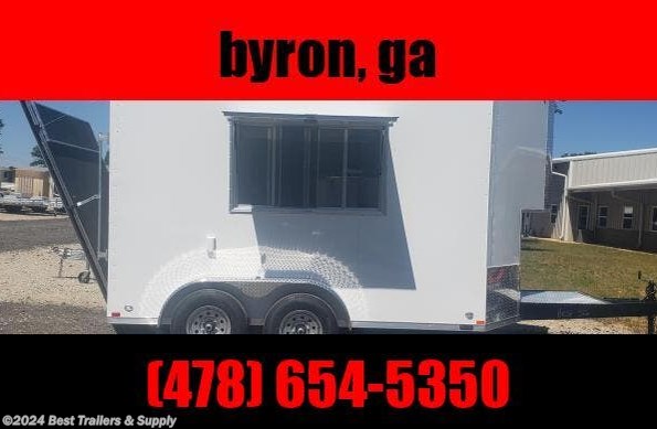 2023 Elite Trailers 7x12 interior Wthite TA available in Byron, GA