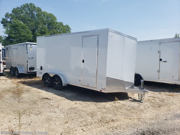2024 ATC 7 X 16 ALL aluminum cargo motorcycle trailer available in Byron, GA