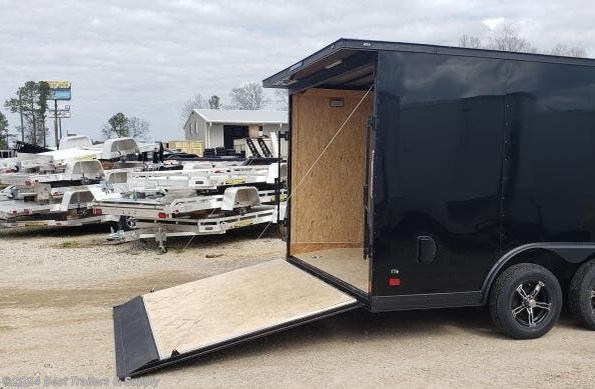 2023 Covered Wagon 8.5x16 blackout landscape or motorcycle trailer kn available in Byron, GA