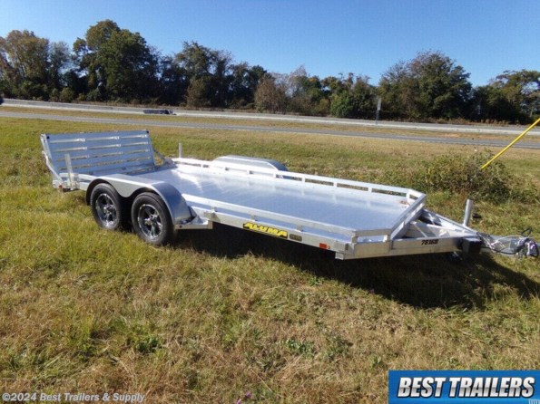 2024 Aluma 7816 16ft carhauler aluminum trailer atv utv motor cycl available in Byron, GA