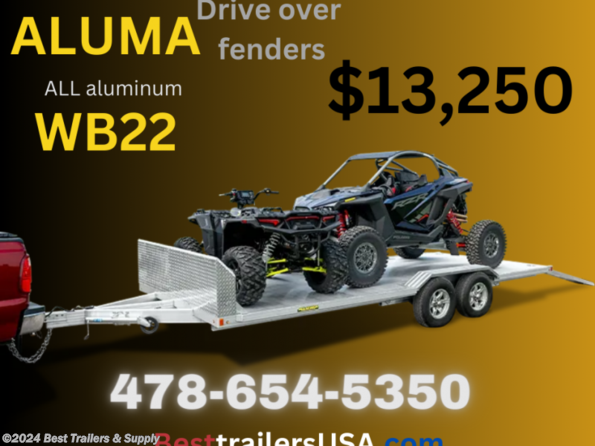 2025 Aluma wide body offroad trailer with drive over fenders available in Byron, GA