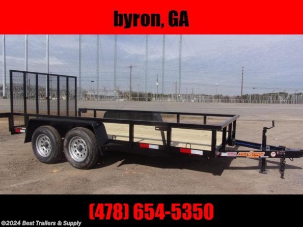 2024 Down 2 Earth 76x14 TA Wood Deck Tandem utlity atv utv mower tra available in Byron, GA
